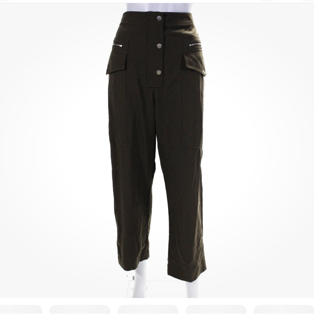 3.1 Phillip Lim Green Wool Cargo Pants